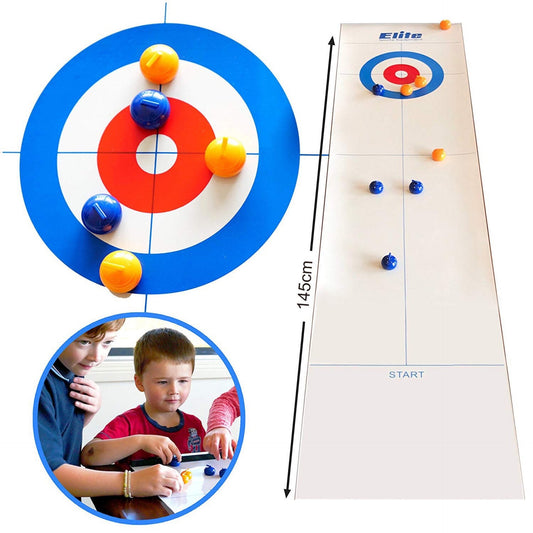 🎅Xmas Hot Sales  🔥 New Tabletop Family Curling Game 👨‍👩‍👧‍👦