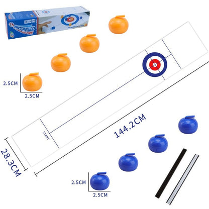 🎅Xmas Hot Sales  🔥 New Tabletop Family Curling Game 👨‍👩‍👧‍👦