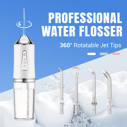 🔥Last 48 hours🔥Water flosser portable teeth cleaner travel toothbrush portable oral dental floss irrigator