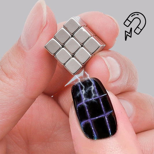 Cubic Magnet for 3D Cat Eye Effect Nail Polish Gel