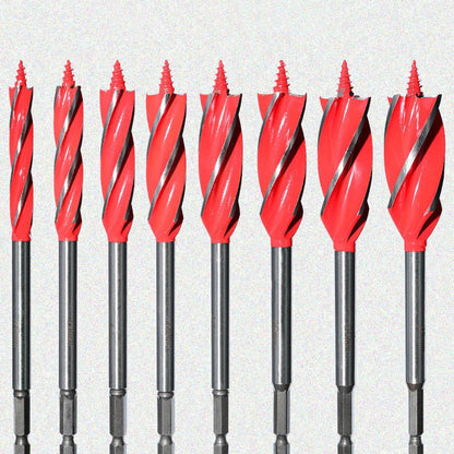 🎄Christmas sales🔥8PCS 4-Flute Auger Drill Bit Set for Woodworking